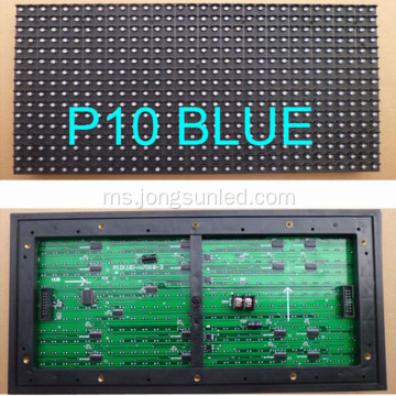 Modul Paparan LED Biru Tunggal P10